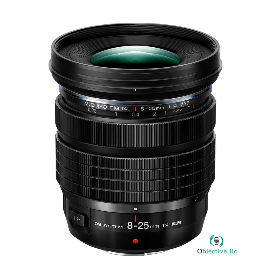 OLYMPUS Obiectiv aparat foto Olympus Om System M Zuiko Digital, ED 8-25mm, F4.0 PRO, Negru
