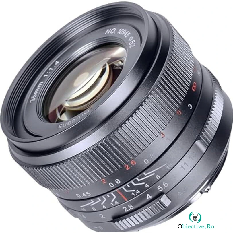 7Artisans Obiectiv Manual 7Artisans 35mm F1.4 Mark III Full Frame Titanium Gray L Mount