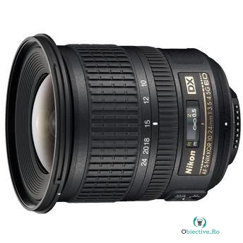 Obiectiv foto DSLR 10-24mm f/3.5-4.5G ED AF-S DX Nikkor