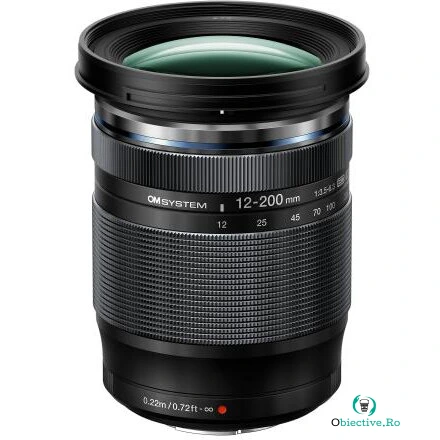 OLYMPUS Obiectiv Olympus OM SYSTEM M.Zuiko Digital ED 12-200mm F3.5-6.3, zoom, Micro Four Thirds, Negru