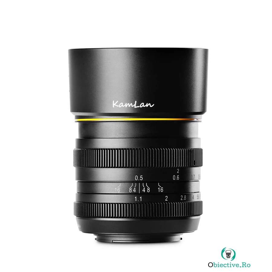 Obiectiv KamLan 50mm F1.1 II negru pentru camere Mirrorless Fujifilm FX