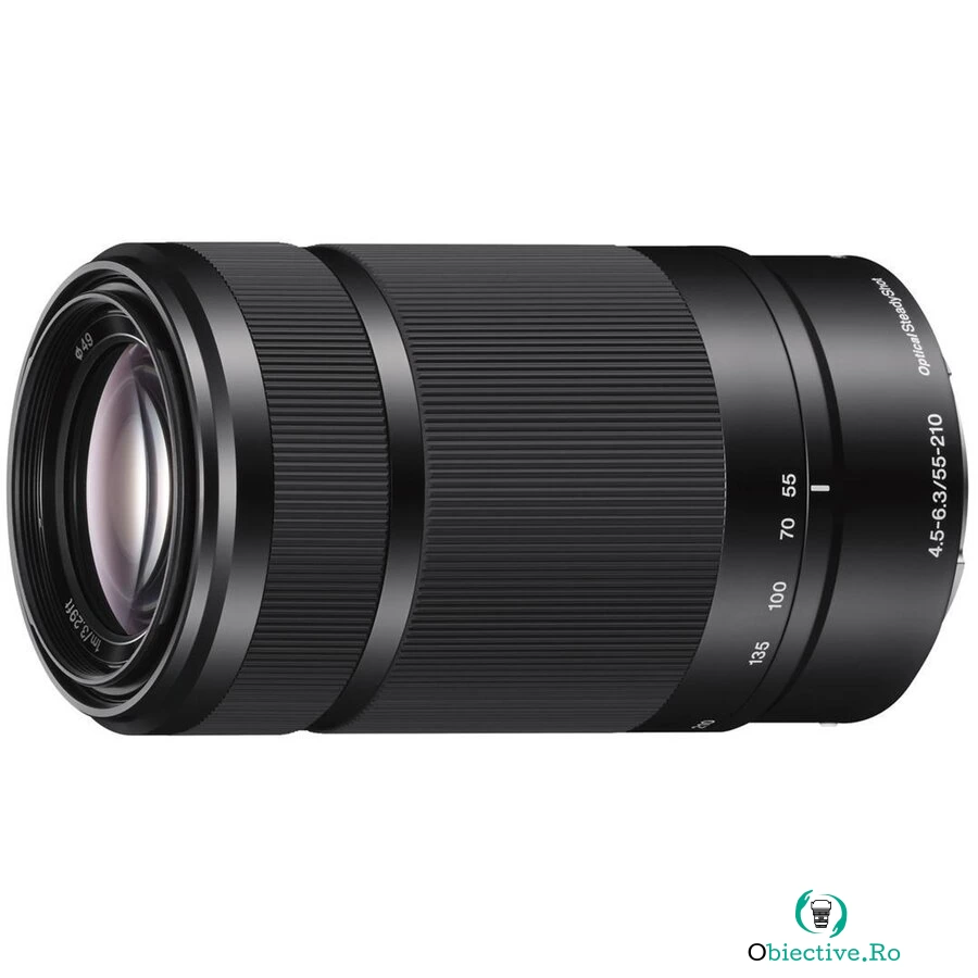 Obiectiv Sony, montura E, 55-210mm, F4.5-6.3 OSS, Negru la 1,601.11 lei ron