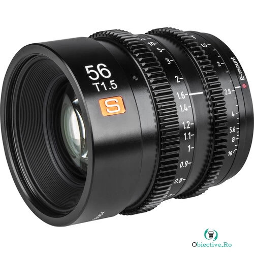 Obiectiv manual Viltrox 56mm T1.5 Cine Super35 pentru Sony E-mount la 1,990.00 lei ron