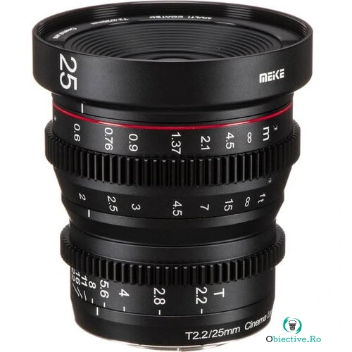 Meike Obiectiv manual Meike 25mm T2.2 Cine pentru Sony E-Mount la 1,799.00 lei ron