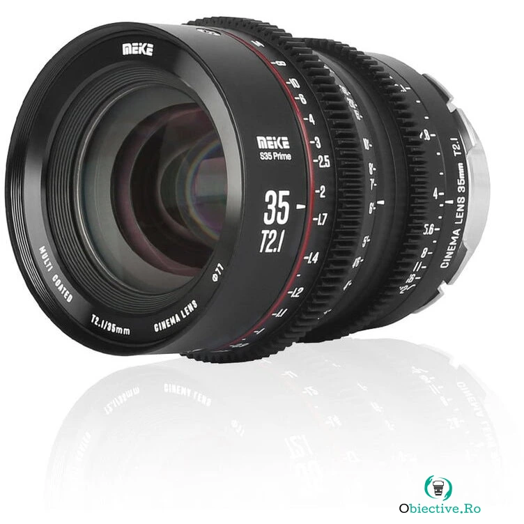 Meike Obiectiv manual Meike 35mm T2.1 S35 Cine pentru Canon EF