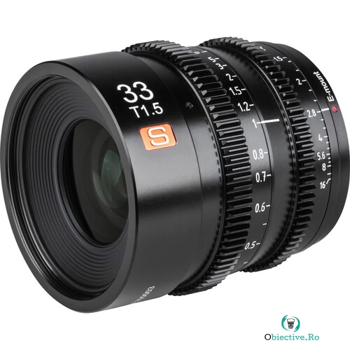 Obiectiv manual Viltrox 33mm T1.5 Cine Super35 pentru Sony E-mount la 1,990.00 lei ron